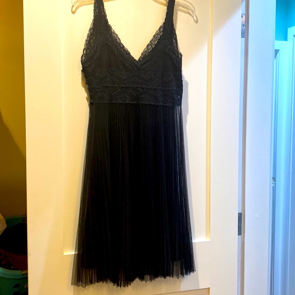Forever 21 dress (2 pc- sheer dress and slip) size L